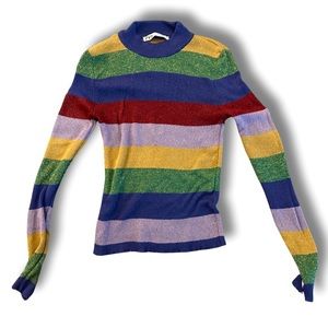 ZARA shimmering holiday sweather